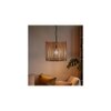 Trikona Brown Solid Wood Single Hanging Light