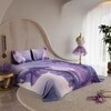 Stoa Paris Super King Size 100% Cotton Bedsheet with 2 Pillow Covers  Size Lavender Lilac