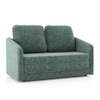 Kobi 2 Seater Fold Out Sofa Cum Bed in Speckled Teal Colour
