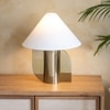Helia Silver HandcraftedTable Lamp