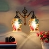 Devansh Metal Electric Wall Light in Multi Colour with Multi Shade Count of 2 Lights