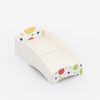 Loopy Loop Toddler Bed in White and Multicolor