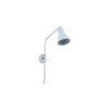 Swing White Metal Wall Light
