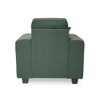 Payton 1 Seater Fabric Sofa in Fern Green Colour