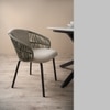 Scandinavian Atlas Dining Chair Matte Black Finish