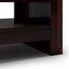 Epsilon Rectangular Solid Wood Coffee Table In Mahogany Finish