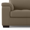 Trissino 2 Seater Premium Italian Leather Sofa In Dark Truffle Colour