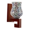 Devansh Solid Wood Electric Wall Light in Multi Colour with Multi Shade Count of 1 Light