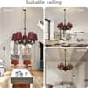 Devansh Solid Wood Electric Wall Light in Multi Colour with Multi Shade Count of 1 Light