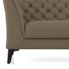Weston 3 Seater Premium Italian Leather Sofa In Dark Truffle