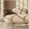 Eliteelegance Wood 2 Seater With Upholstery Non Storage Sofa In Yellow Colour