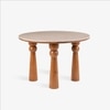 Aayam Solid Wood Dining Table in Brown Colour