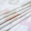 White Floral 400 Tc Cotton Flat  Double Queen Size Bedsheet With 2 Pillow Cover