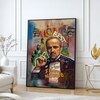 The Castle Decor Motivational Mafia Leader Wall Art Framed Painting 20x30 Inch