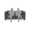 Windsor Sofa Set (Colour : Smoke Grey , Seater : 3+2+1+1)