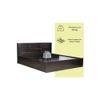Taygete Solid Wood King Size Drawer Storage Bed In Melamine Finish