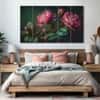 The Castle Decor Beautiful Flower Wall Art Set of 5 27x48 Inch