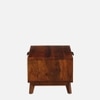 Joe Rectangular Solid Wood Coffee Table In Dual Tone Finish