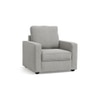 Apollo Compact Sofa (Colour : Vapour Grey, Cushion : Hard, Back Type : High Back, Seater : 2+1+1)