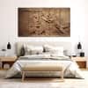 The Castle Decor Assyrian Art Wall Painting Wooden Framed Digital Painting 27x48 Inch