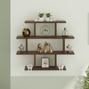 Senara Engineered Wood Bookshelf in Brown Colour
