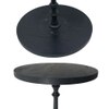 Metalsmith Metal Side Table in Black Finish