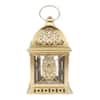Gold Metal Moroccan-Inspired Dome Lantern