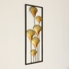 W-Trinity Abstract Metal Wall Decor in Multicolor Set of 1