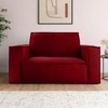 Skult  Pull Out Sofa cum Bed  in Maroon Colour