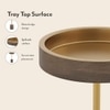 Cosmo Metal Drink Table in Gold Finish