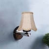 Devansh Metal Wall Mounted Lamp With Beige Jute Shade
