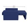 Barato  Pull Out Sofa cum Bed  in Navy Blue Colour