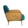 Holden Fabric Sofa (Teal Blue)