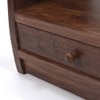 Siesta Solid Wood Bedside Table in Teak Finish