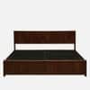 Junora Hydraulic Solid Wood Bed King Size in Tobacco Colour