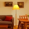 Devansh Wood & Metal Floor Lamp