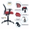 Xxeana Low Back Ergonomic Chair in Red Colour