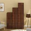 Calcio Combo Engineered Wood Wardrobe In Brown Maple Finish