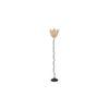 Tinsley Black Bamboo Shade Floor Lamp