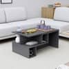 Hexa Engineered Wood Coffee Table With Storage In Slate Grey
