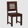 Elian Solid Wood Dining Chair in Provincial Teak Finish - Set of 2