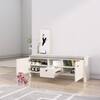 Hexa Red Engineered Wood Shoe Rack in Frosty White Colour