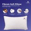 Fibrom Quilted 1 Piece Soft Pillow 16 x 24 Inches