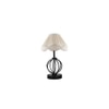 Briella Vintage off-white Shade Table lamp with Iron Base
