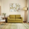 Apollo High Back 2 Seater Fabric Sofa in Olive Green Colour