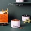 Sleek Canister And Jars Set Of 3 For Storage