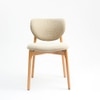 Beechline Solid Wood Dining Chair in Flaxen Colour