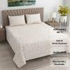 Threads Silky Touch Premium Super King Size Flat Bedsheet 275 x 275 cms