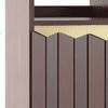 Keoni Solid Wood Bookshelf in Claret Mahogany Finish