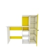 Marvel Study Table In Frosty White And Yellow
